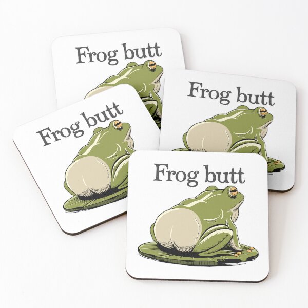 Item preview, Cute Frog butt sticker designed and sold by Dospart.
