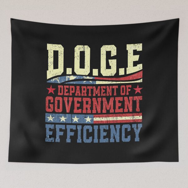 Item preview, D.O.G.E. DOGE DEPARTMENT OF GOVERNMENT EFFICIENCY designed and sold by MackenzieBin.