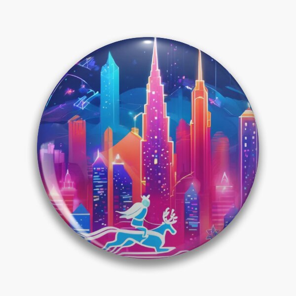 Artikelvorschau, Neon Weihnachtsstadt entworfen und verkauft von Cookbeat.