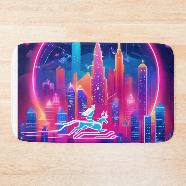 Item preview, Neon Christmass City designed and sold by Cookbeat.