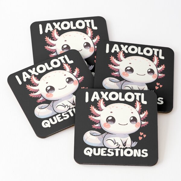 Item preview, I Axolotl Questions - Cute Axolotl Humor designed and sold by PrintCrafting.
