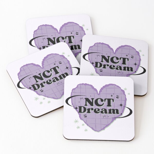 Item preview, NCT DREAM K-Pop Heart Scrapbook Design in Purple designed and sold by AJUNICE STUDIO.