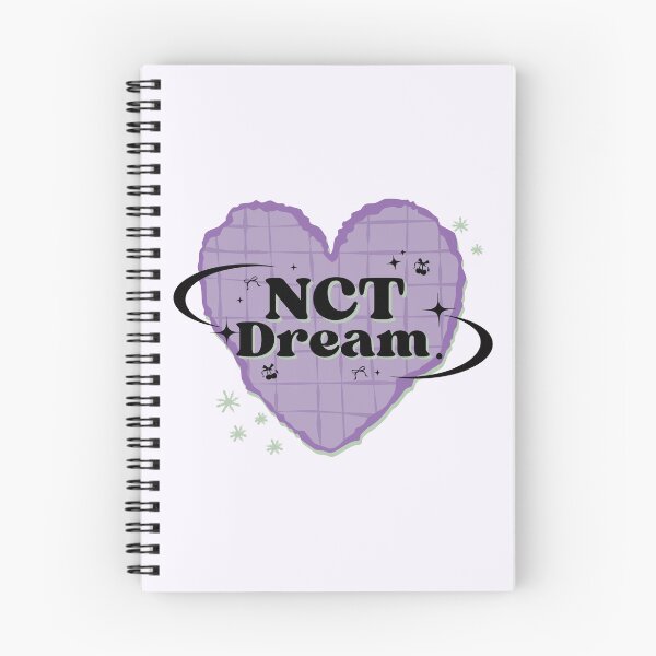 Item preview, NCT DREAM K-Pop Heart Scrapbook Design in Purple designed and sold by AJUNICE STUDIO.