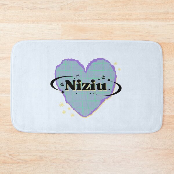 Item preview, NiziU K-Pop Heart Scrapbook Design in Blue Tones designed and sold by AJUNICE STUDIO.