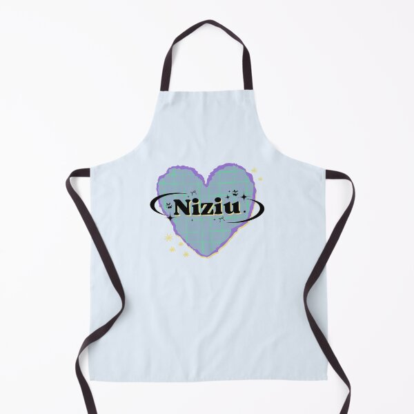 Item preview, NiziU K-Pop Heart Scrapbook Design in Blue Tones designed and sold by AJUNICE STUDIO.