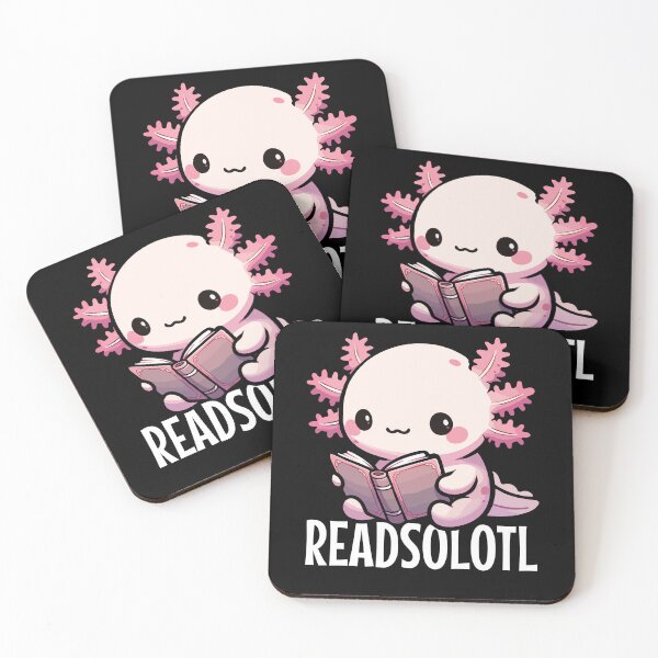Item preview, Readsolotl - Cute Bookworm Axolotl Reading designed and sold by PrintCrafting.