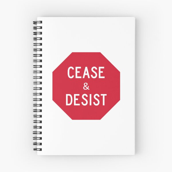 Item preview, Cease & Desist designed and sold by ImpromptuRockDrop.