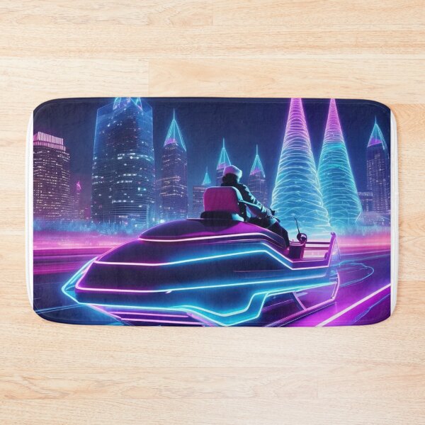 Item preview, Neon Christmass sledge santa! designed and sold by Cookbeat.