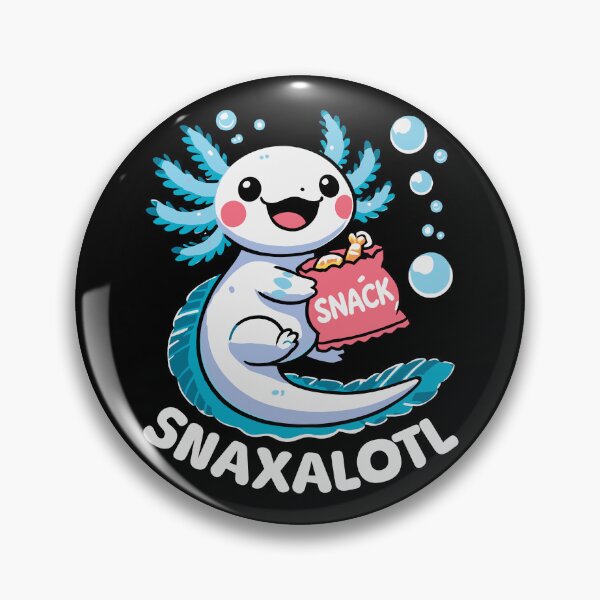 Item preview, Snaxalotl - Cute Snack-Loving Axolotl designed and sold by PrintCrafting.