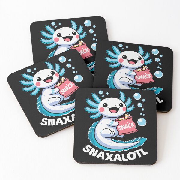 Item preview, Snaxalotl - Cute Snack-Loving Axolotl designed and sold by PrintCrafting.