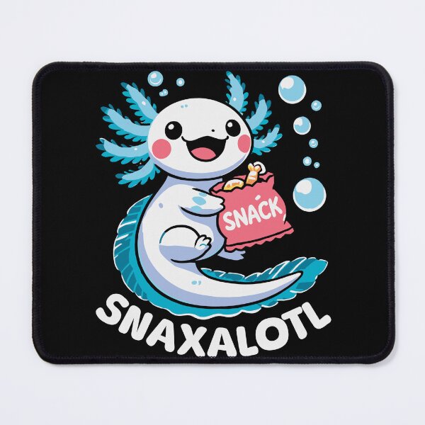 Item preview, Snaxalotl - Cute Snack-Loving Axolotl designed and sold by PrintCrafting.