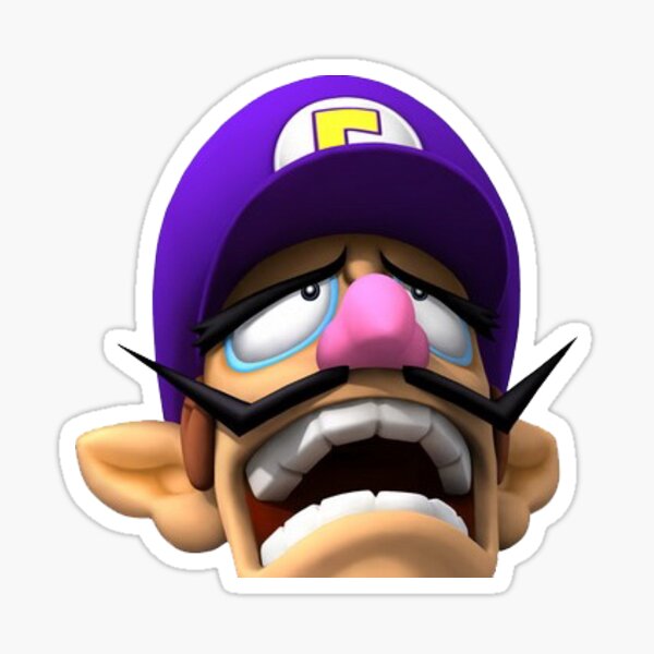 Waluigi Ahegao Sticker