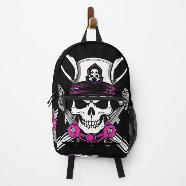 Item preview, Whimsical Pink Bunny Pirate Skull Artwork designed and sold by Yas_oma.