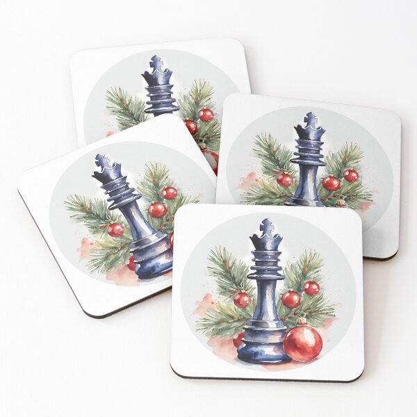 Item preview, Queen Chess, chess Lover, Christmas  Romantic Elegant Watercolor Chess Queen designed and sold by KolorellaS.