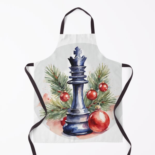 Item preview, Queen Chess, chess Lover, Christmas Romantic Elegant Watercolor Chess Queen designed and sold by KolorellaS.