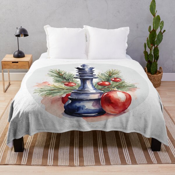 Item preview, Queen Chess, chess Lover, Christmas Romantic Elegant Watercolor Chess Queen designed and sold by KolorellaS.