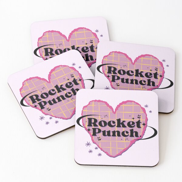 Item preview, Rocket Punch K-Pop Heart Scrapbook Design in Pastel Tones designed and sold by AJUNICE STUDIO.