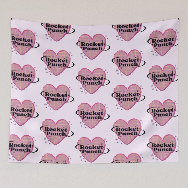 Item preview, Rocket Punch K-Pop Heart Scrapbook Design in Pastel Tones designed and sold by AJUNICE STUDIO.