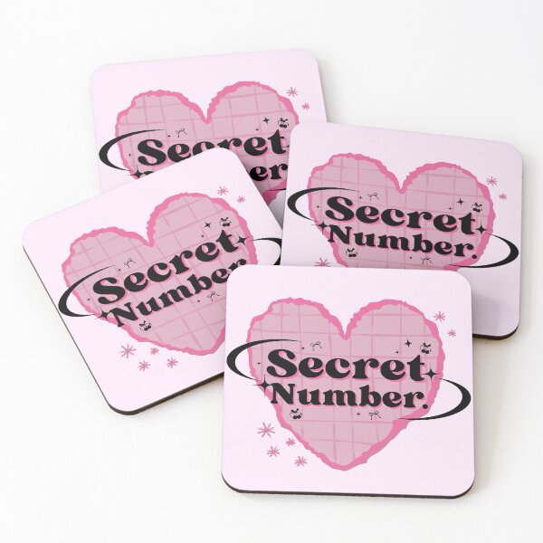 Item preview, Secret Number K-Pop Pink Heart Scrapbook Design designed and sold by AJUNICE STUDIO.