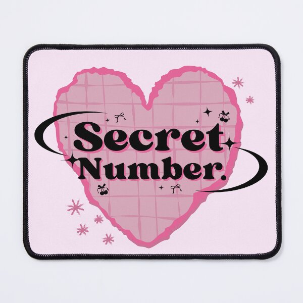Item preview, Secret Number K-Pop Pink Heart Scrapbook Design designed and sold by AJUNICE STUDIO.
