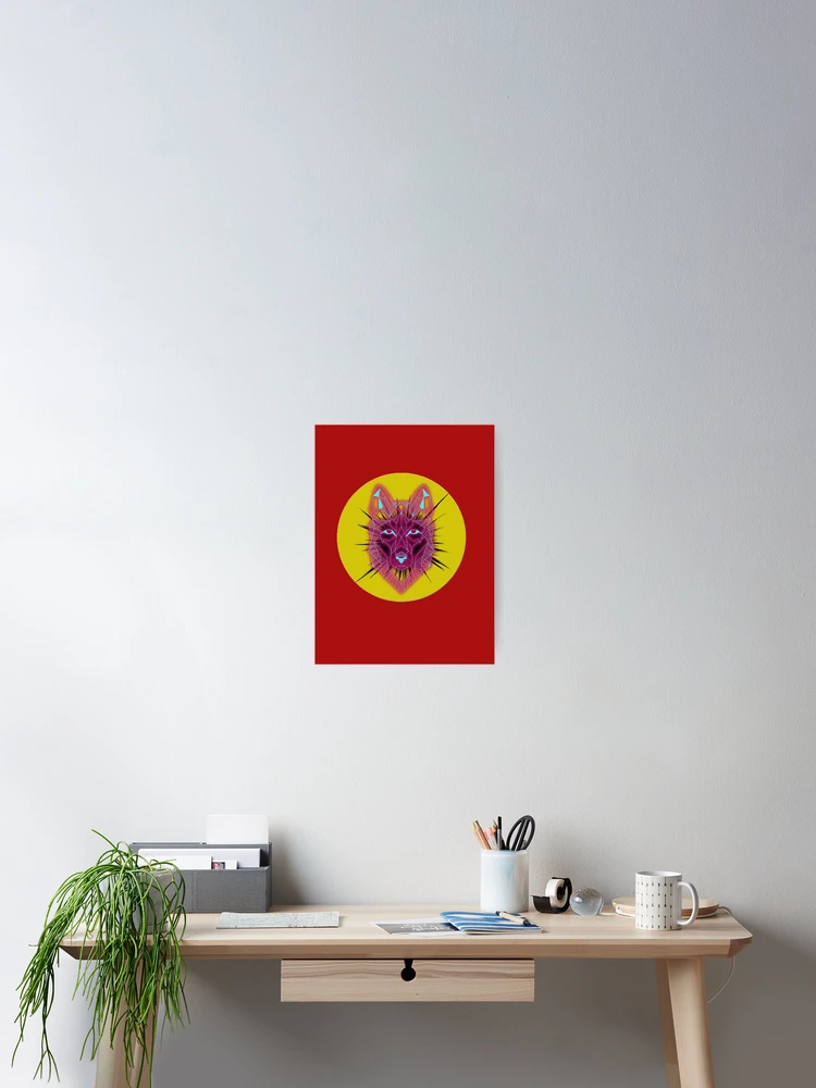 Thumbnail 2 of 3, Poster, Wolf Geometry designed and sold by DesignNebula.