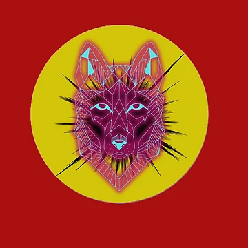 Artwork thumbnail, Wolf Geometry by DesignNebula