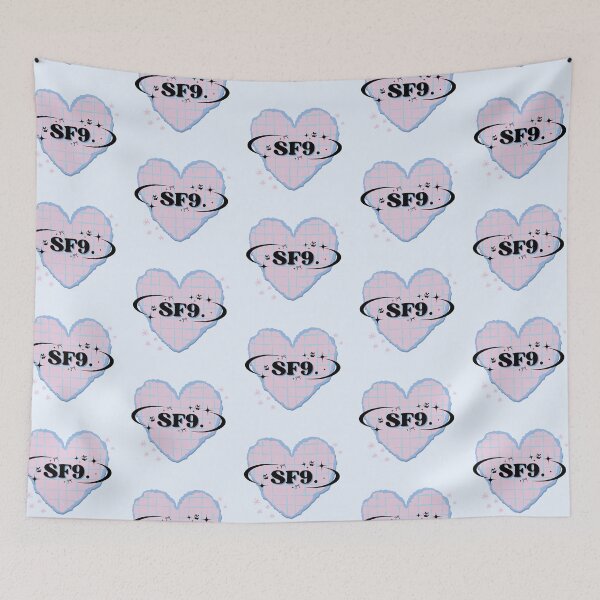 Item preview, SF9 K-Pop Heart Scrapbook Design in Pastel Shades designed and sold by AJUNICE STUDIO.