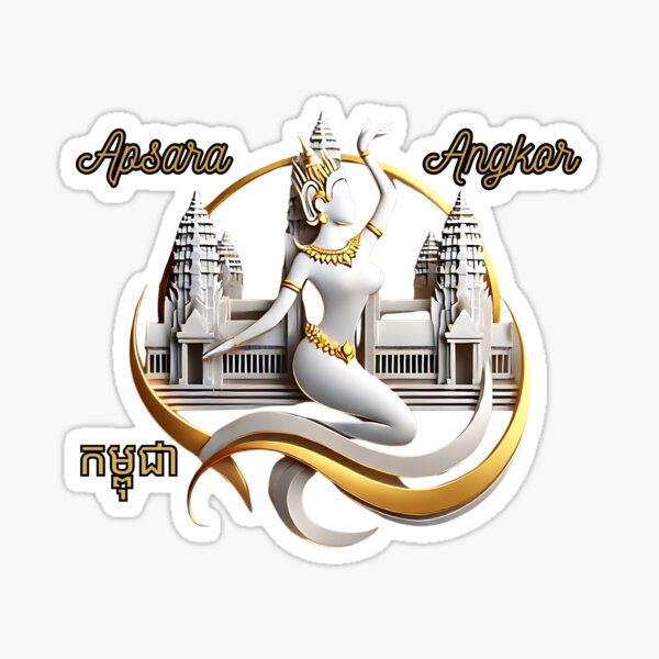 Artikel-Vorschau von Apsara Angkor, Kampuchea, designt und verkauft von SparkandSeed.
