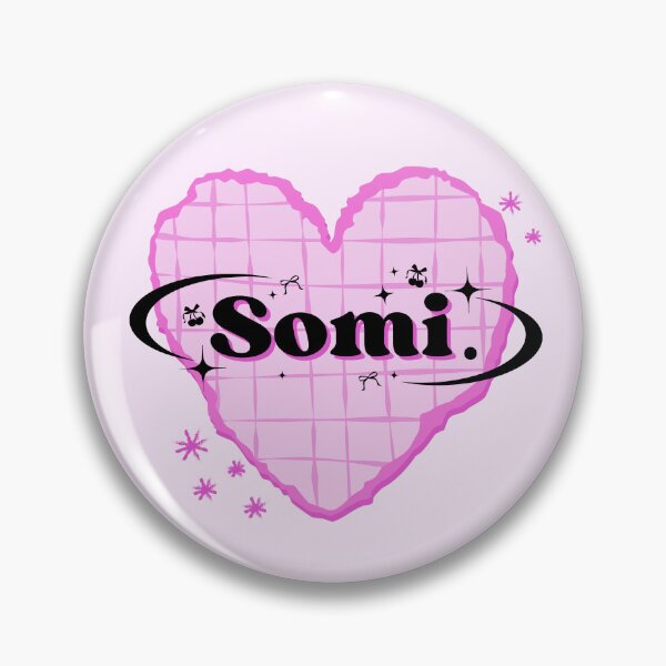 Item preview, Somi K-Pop Heart Scrapbook Design in Bright Pink designed and sold by AJUNICE STUDIO.