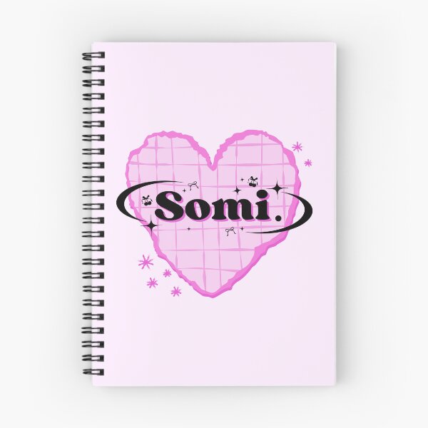 Item preview, Somi K-Pop Heart Scrapbook Design in Bright Pink designed and sold by AJUNICE STUDIO.