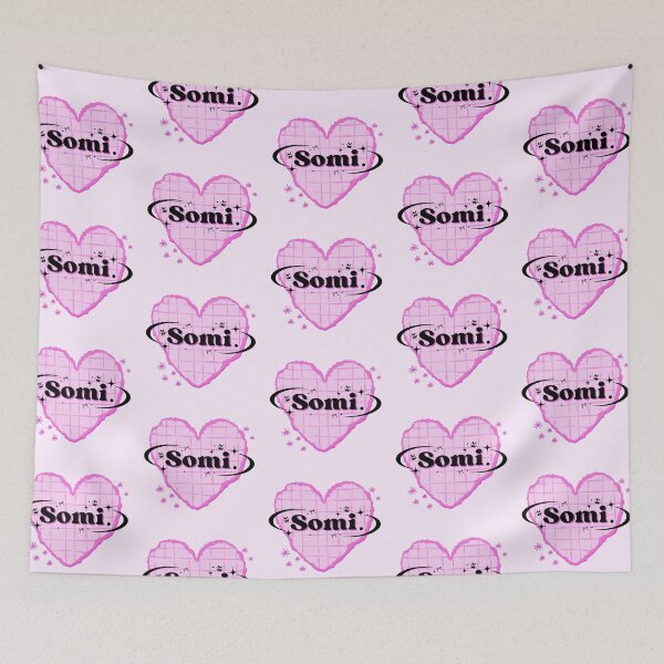 Item preview, Somi K-Pop Heart Scrapbook Design in Bright Pink designed and sold by AJUNICE STUDIO.