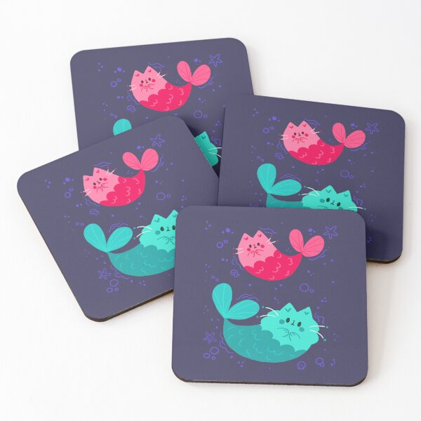 Item preview, Purrmaid Cats Swimming in the Ocean designed and sold by EmiBeeBuzz.