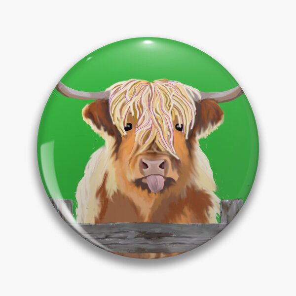 Item preview, Highland Cow Agnes designed and sold by CubingGenius.