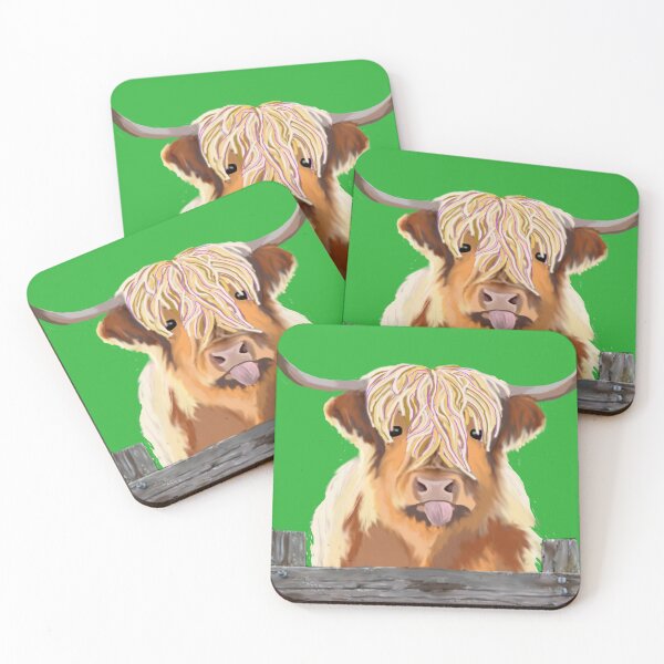 Item preview, Highland Cow Agnes designed and sold by CubingGenius.