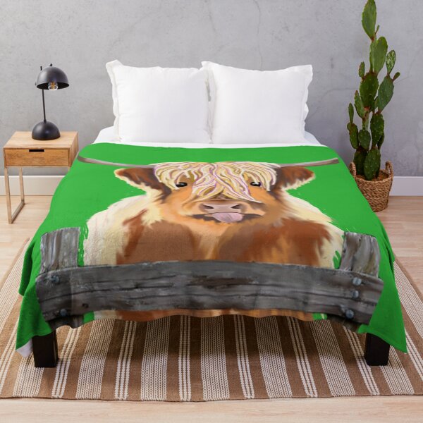 Item preview, Highland Cow Agnes designed and sold by CubingGenius.