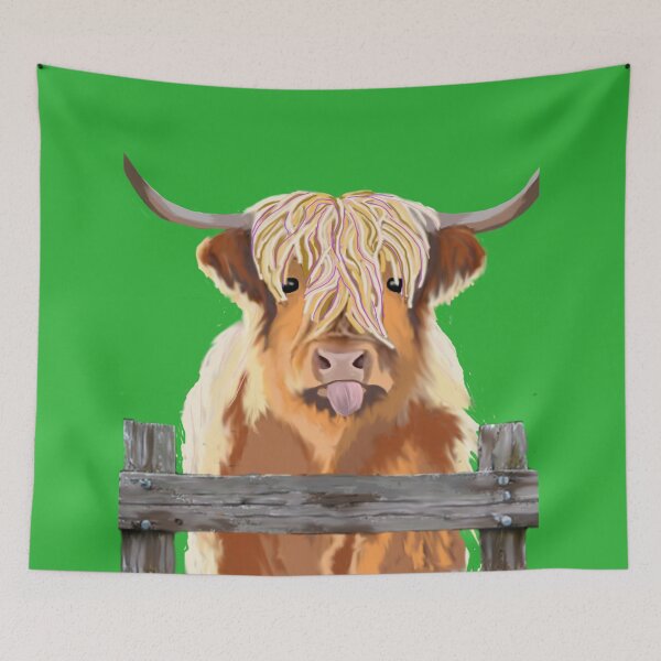 Item preview, Highland Cow Agnes designed and sold by CubingGenius.