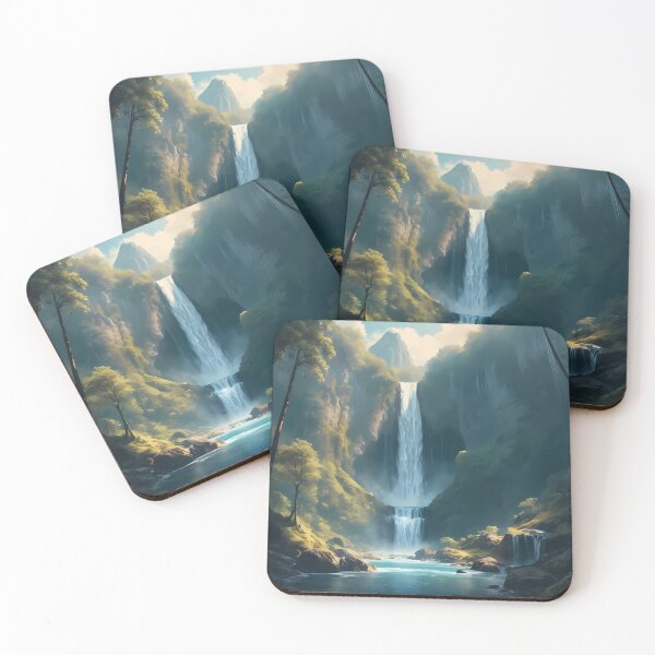 Item preview, Mountain Waterfalls designed and sold by AICreativeArts.