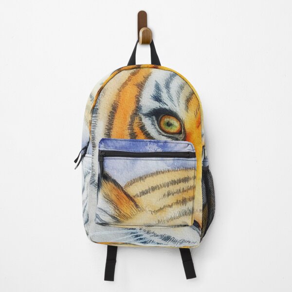 Item preview, Watercolor tiger painting purple rain designed and sold by Yarlseri.