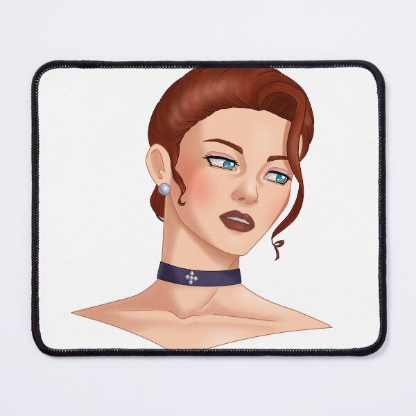 Item preview, Rostro femenino inclinado hacia atrás nb designed and sold by AssortedDrawings.