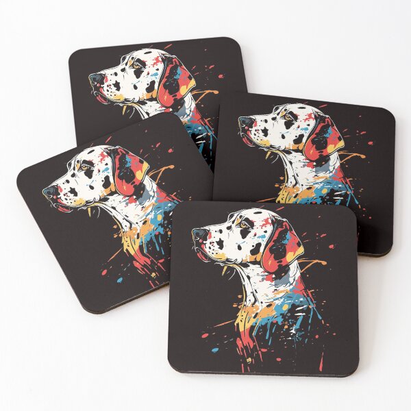 Item preview, Colorful Dalmatian Splash Art - Abstract Dog Lover designed and sold by Madine Design.