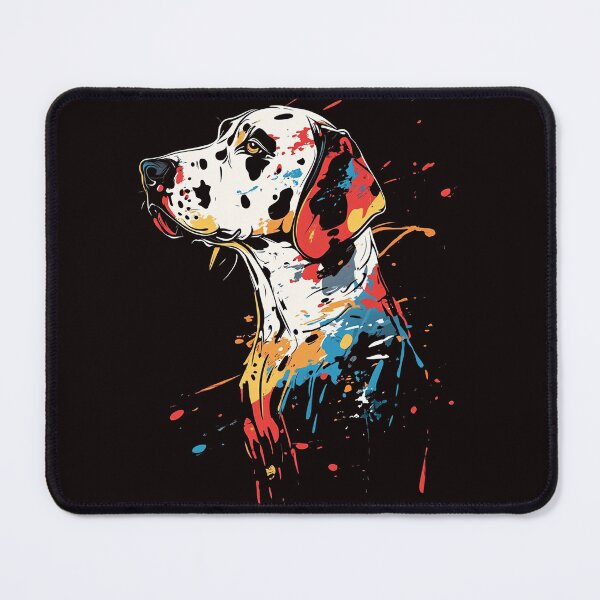 Item preview, Colorful Dalmatian Splash Art - Abstract Dog Lover designed and sold by Madine Design.