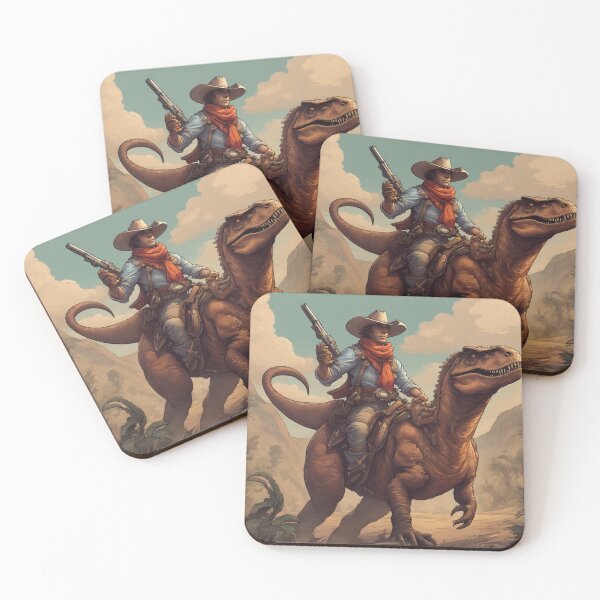 Item preview, Cowboy riding on a T-rex designed and sold by IrgumS.