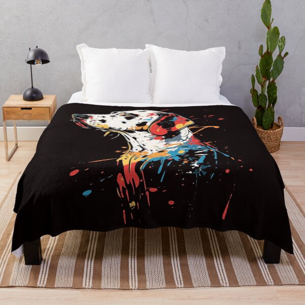 Item preview, Colorful Dalmatian Splash Art - Abstract Dog Lover designed and sold by Madine Design.