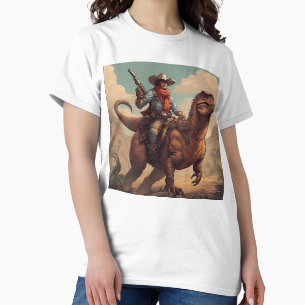 Item preview, Cowboy riding on a T-rex designed and sold by IrgumS.