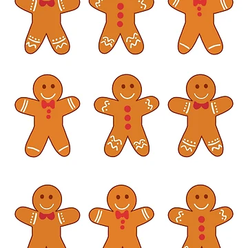 Artwork thumbnail, Gingerbreads by dudaoliveira.art