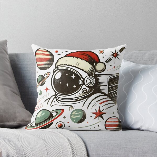 Item preview, Santa Claus Astronaut in Space Holiday Art designed and sold by lubushop1.