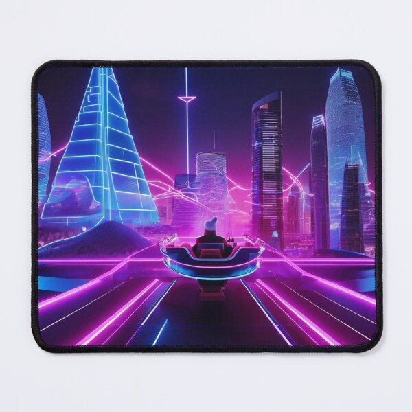 Item preview, Futuristic Neon Santa! designed and sold by Cookbeat.