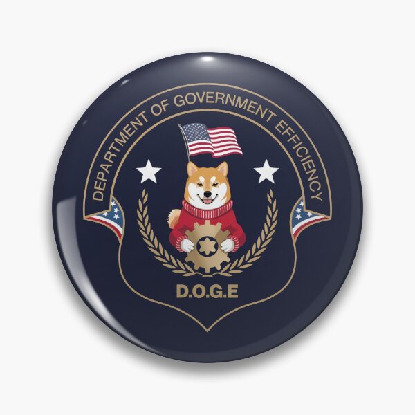 Item preview, DOGE Patriot Shield - Government Emblem designed and sold by cabana.space.