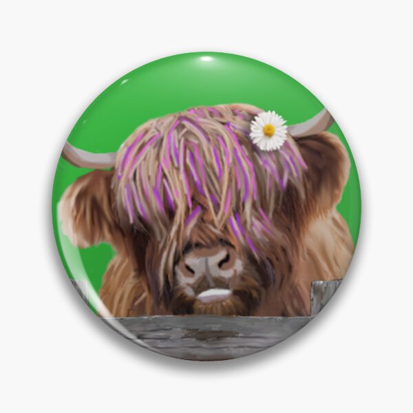 Item preview, Highland Cow Maggie designed and sold by CubingGenius.