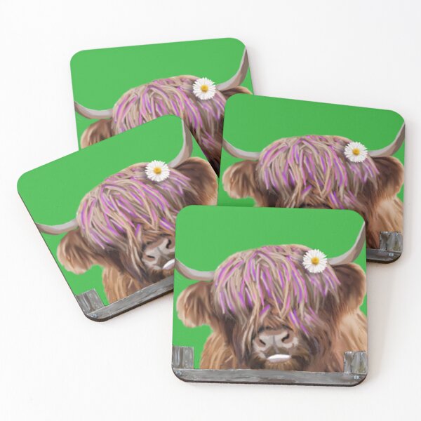 Item preview, Highland Cow Maggie designed and sold by CubingGenius.